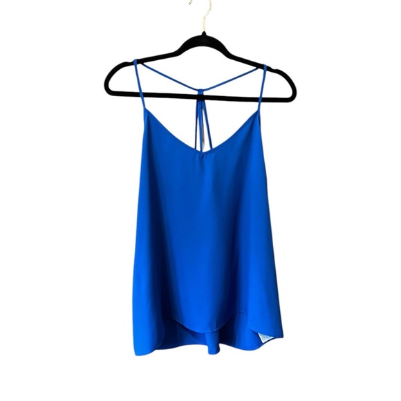 Abercrombie & Fitch Tops - Abercrombie & Fitch Blue V-Neck Slip Tank – Size Large